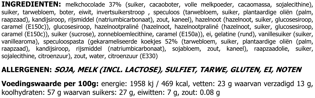 MeloCakes - Melk/Speculoos - 9 stuks