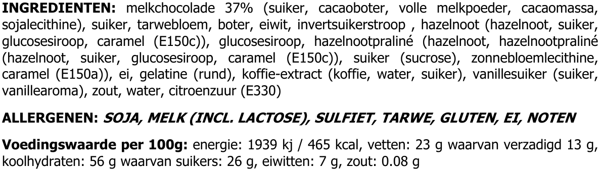 MeloCakes - Melk/Koffie - 9 stuks